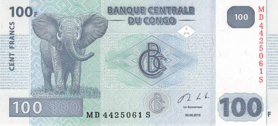 100 Francs 2013 p98b